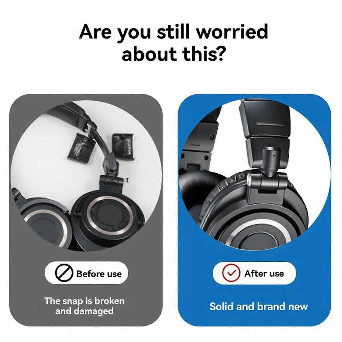 Replacement Headband Hinge Buckle for M50X