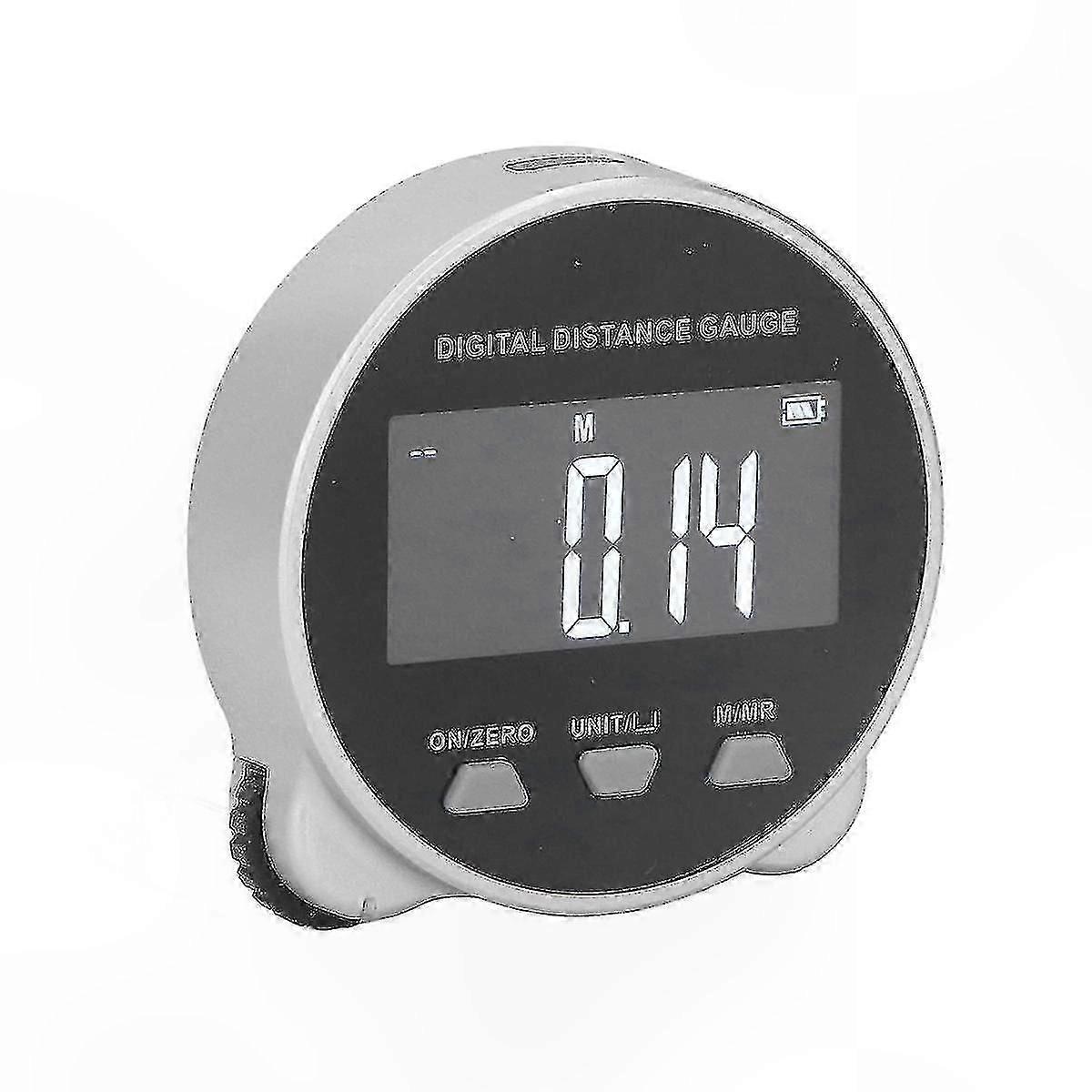 Electronic Rolling Ruler with LCD Display, 200M High-Precision Digital Measuring Tool for Accurate Measurements