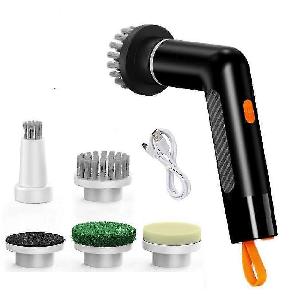cordless electric spin scrubber for bathroom and kitchen cleaning
