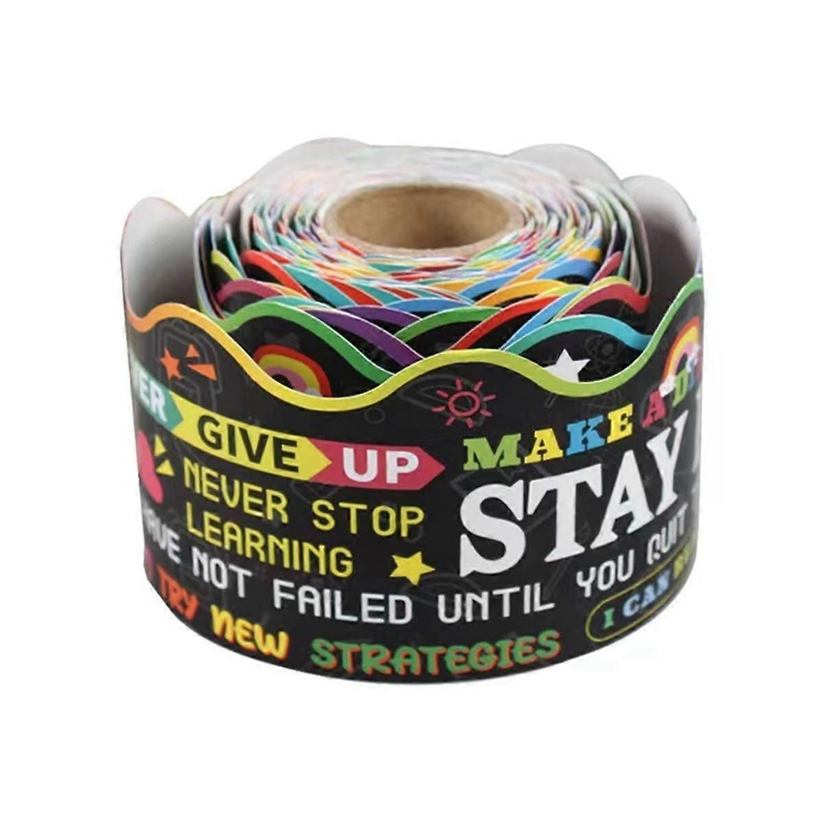 Bulletin Board Borders Scalloped Border Encourage Trim for Classroom Decoration Border Decoration B