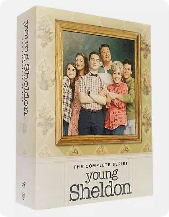 Young Sheldon: The Complete Series Seizoen 1-7 Engelse versie (DVD, 2024, 14-Disc Set )