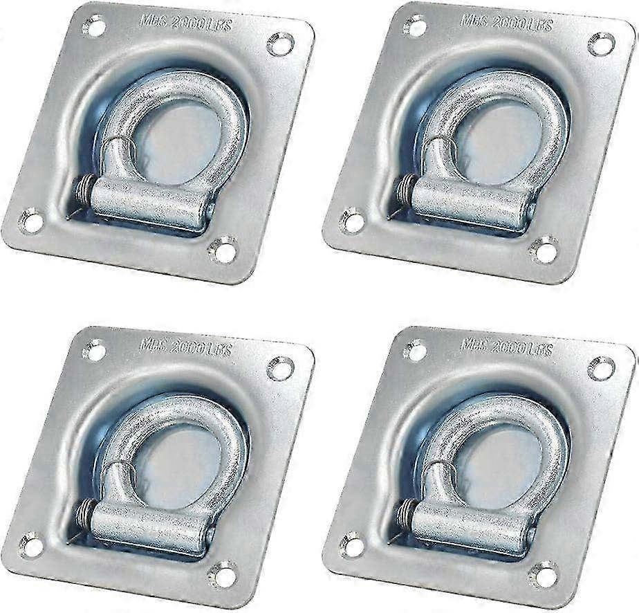 Recessed D-Ring Tie Down/Square Cargo Tie-Down Anchors/Flush Mount Tie Down