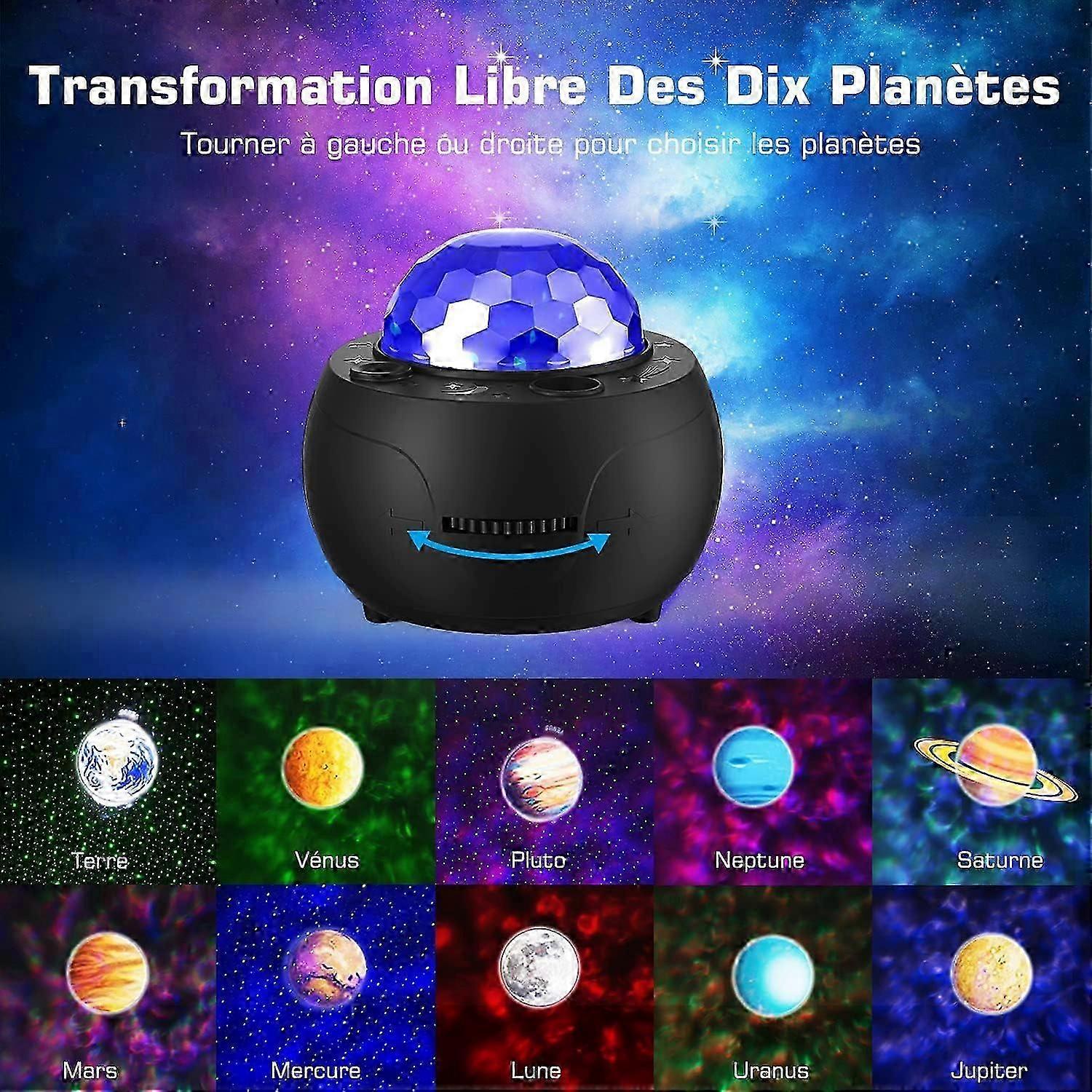 Star Projector Lamp, Starry Sky Projector 32 Modes 10 Planets, Rechargeable Children'S Night Light Led Star Projector Lamp