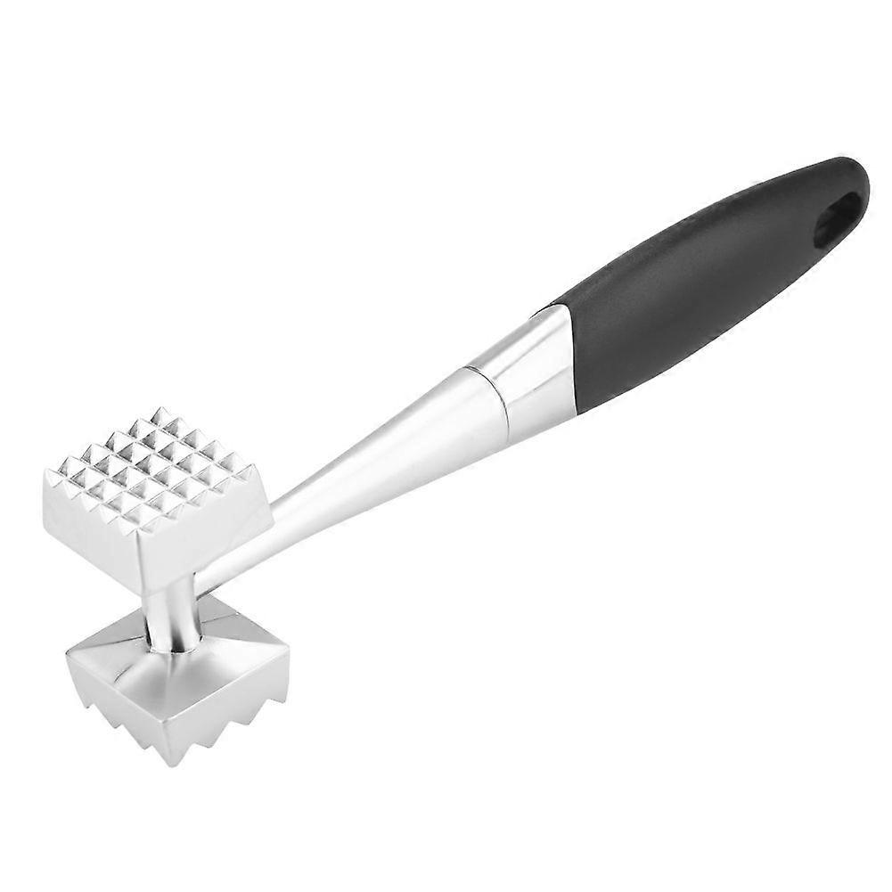 Double-sided stainless steel beef mallet, meat tenderizer hammer, kitchen tool