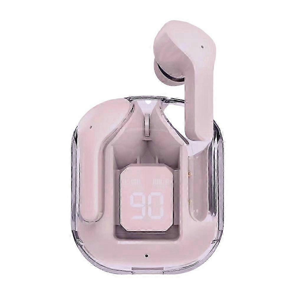 New Mini transparent Wireless Bluetooth headset Digital display ENC noise reduction True Wireless Sports Music multicolor surp 2025