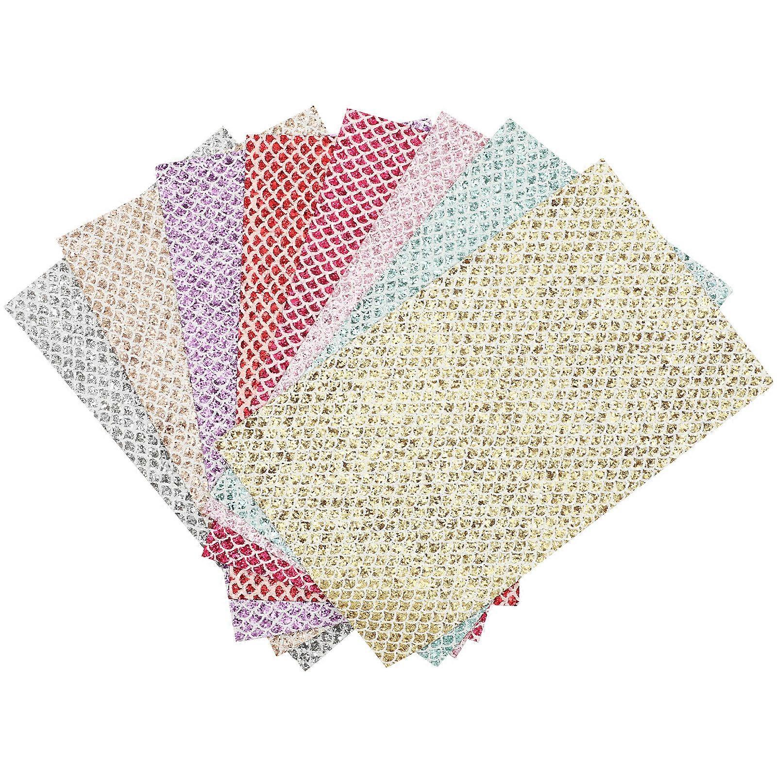 Decorative PU Sheets for DIY Jewelry Crafts 8 Pieces Artificial