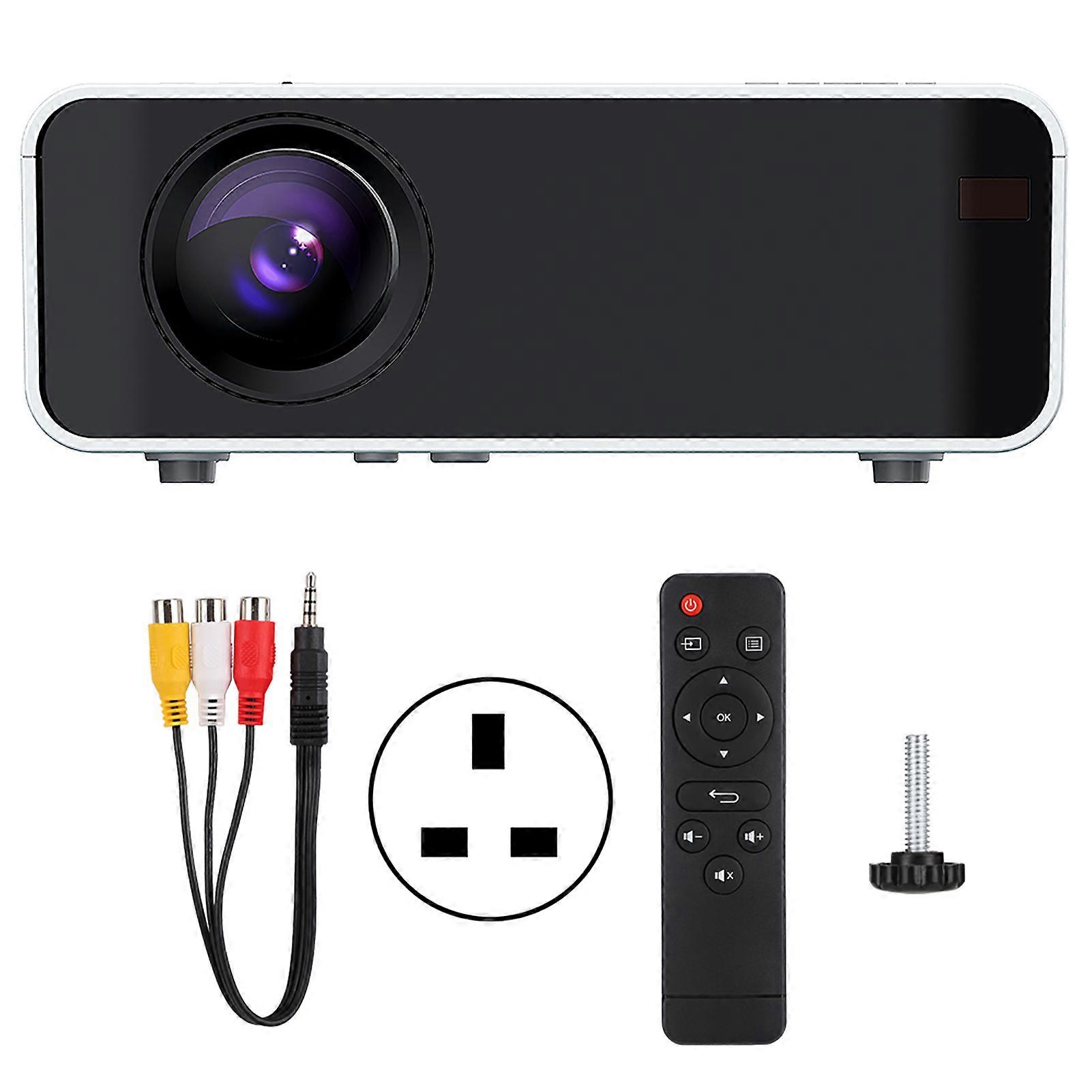 W80 720p 3D Portable HD Projector - Immersive Sound, Eye-Friendly, Versatile Connectivity