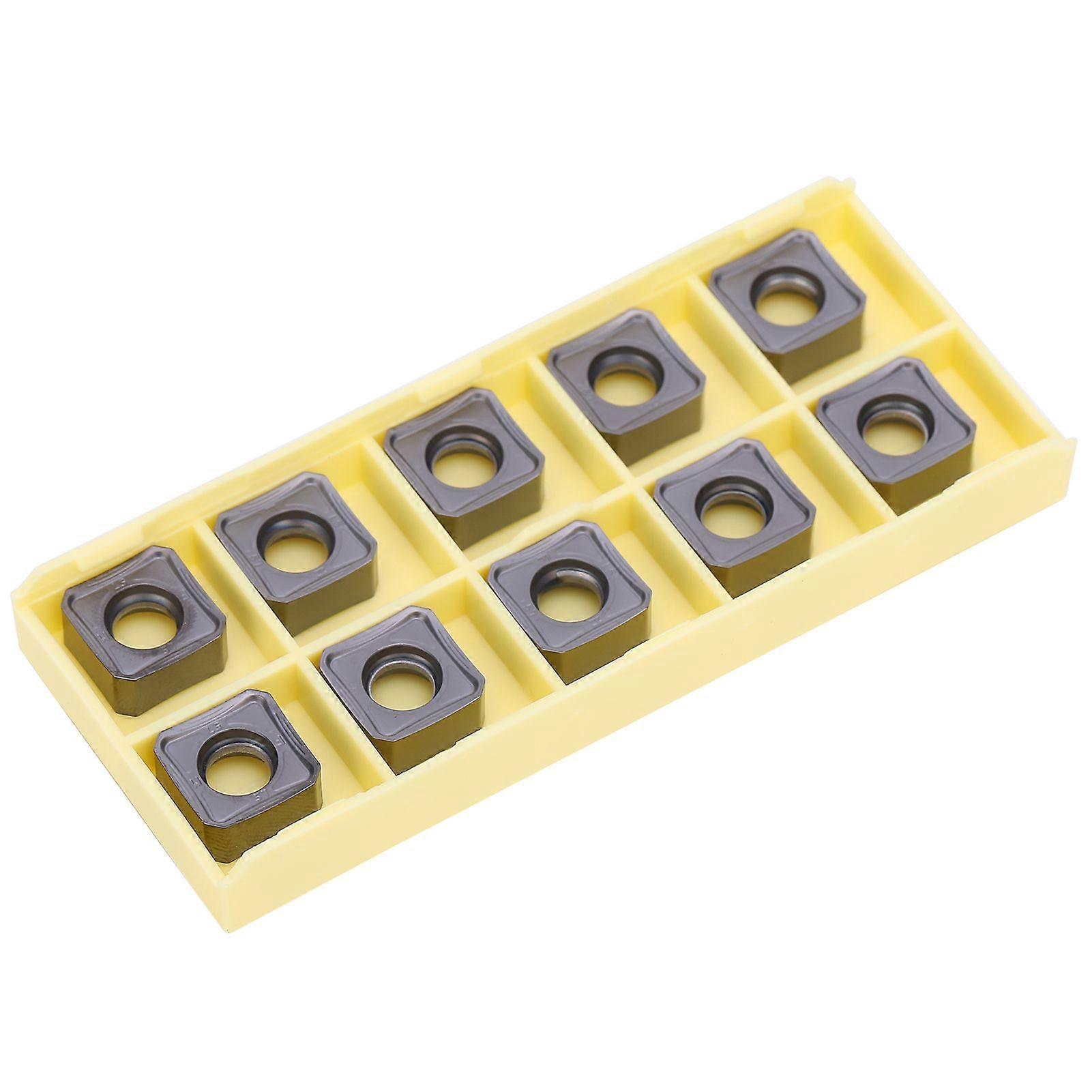 10Pcs CNC Lathe Turning Insert Indexable Solid Carbide Blade Cutting SNMX1205ANN F57 LF6018