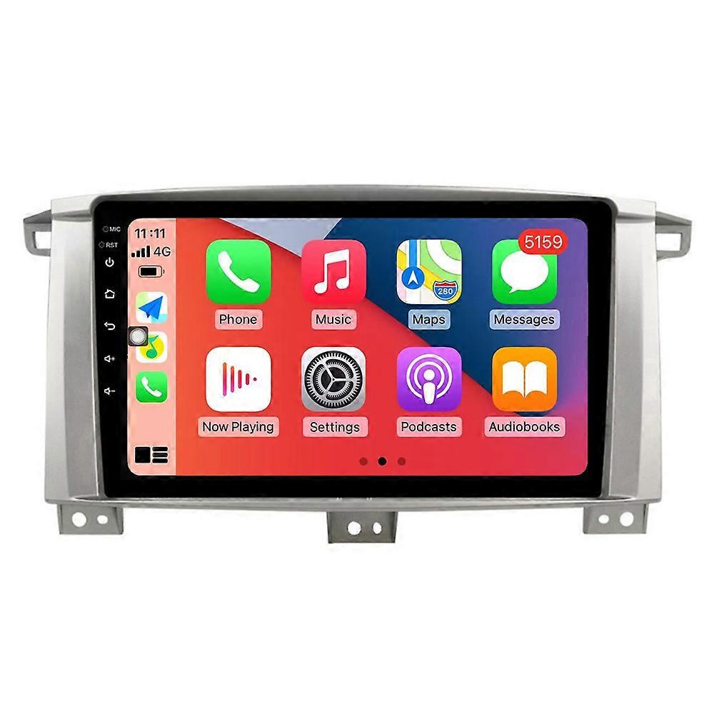 Car Multimedia Player For Toyota Land Cruiser LC 100 2002 - 2007 CarPlay Android Auto Stereo Radio GPS Navigation Autoradio Bluetooth 2Din Video Touch