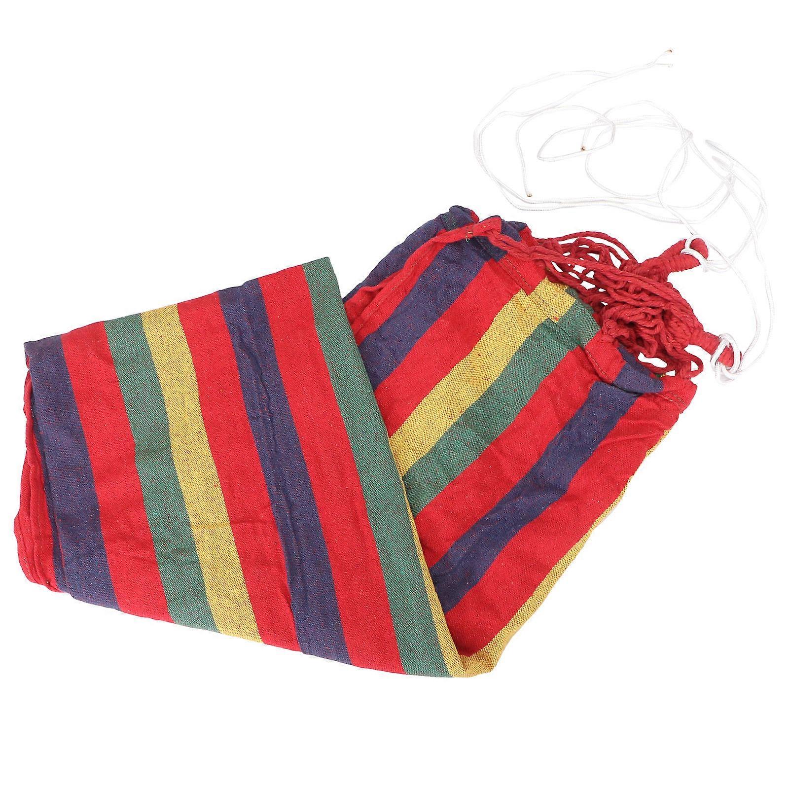 Hanging Sleeping Bed Single Canvas Hammock for Outdoor Use