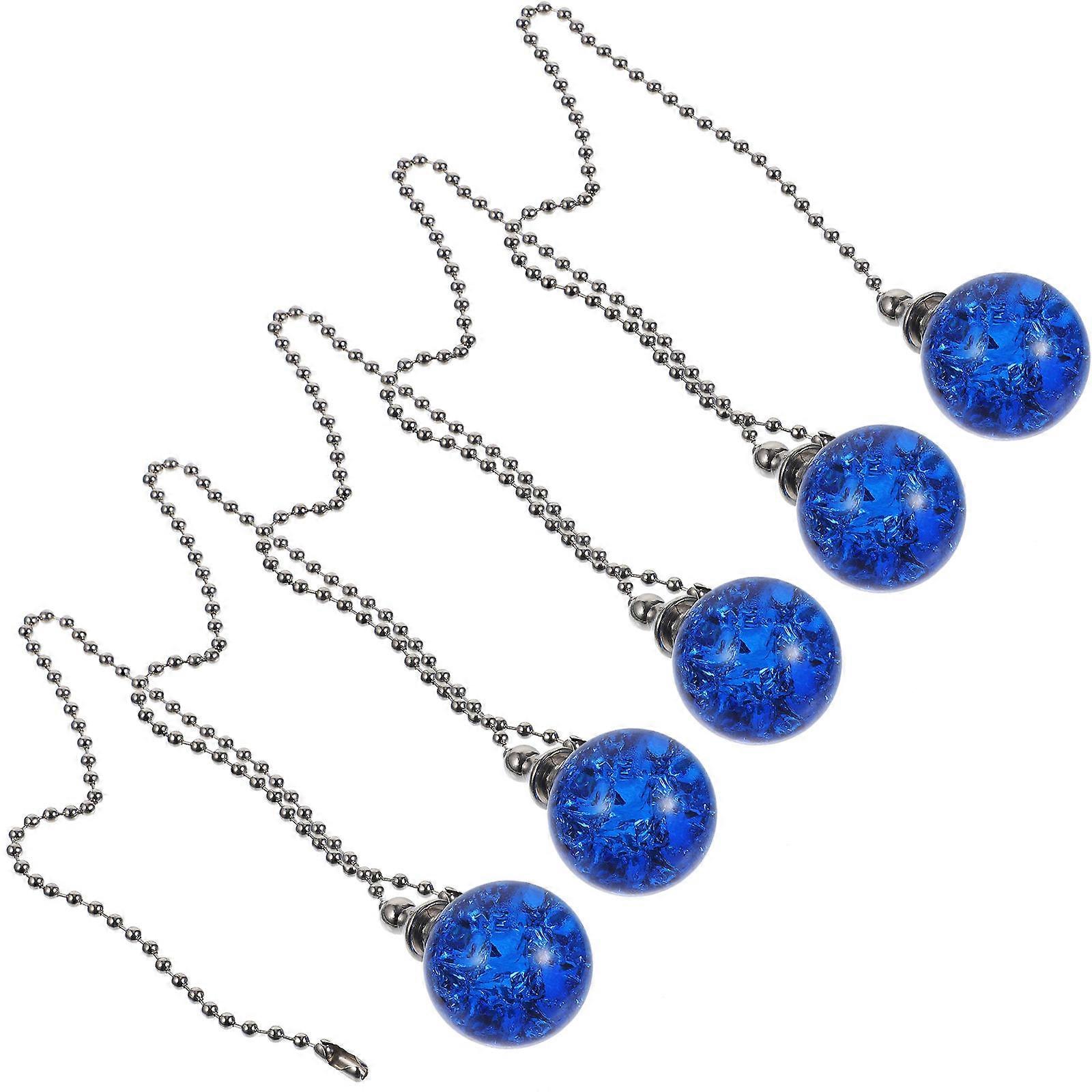 Blue Ceiling Fan Pull Chain Extension for 10Pcs Hanging Function