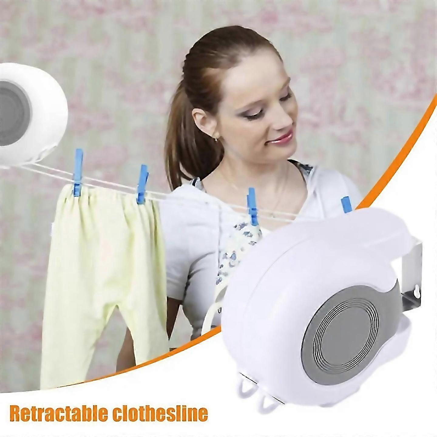 For Outdoor Camping Clothesline Retractable Clothesline Drying