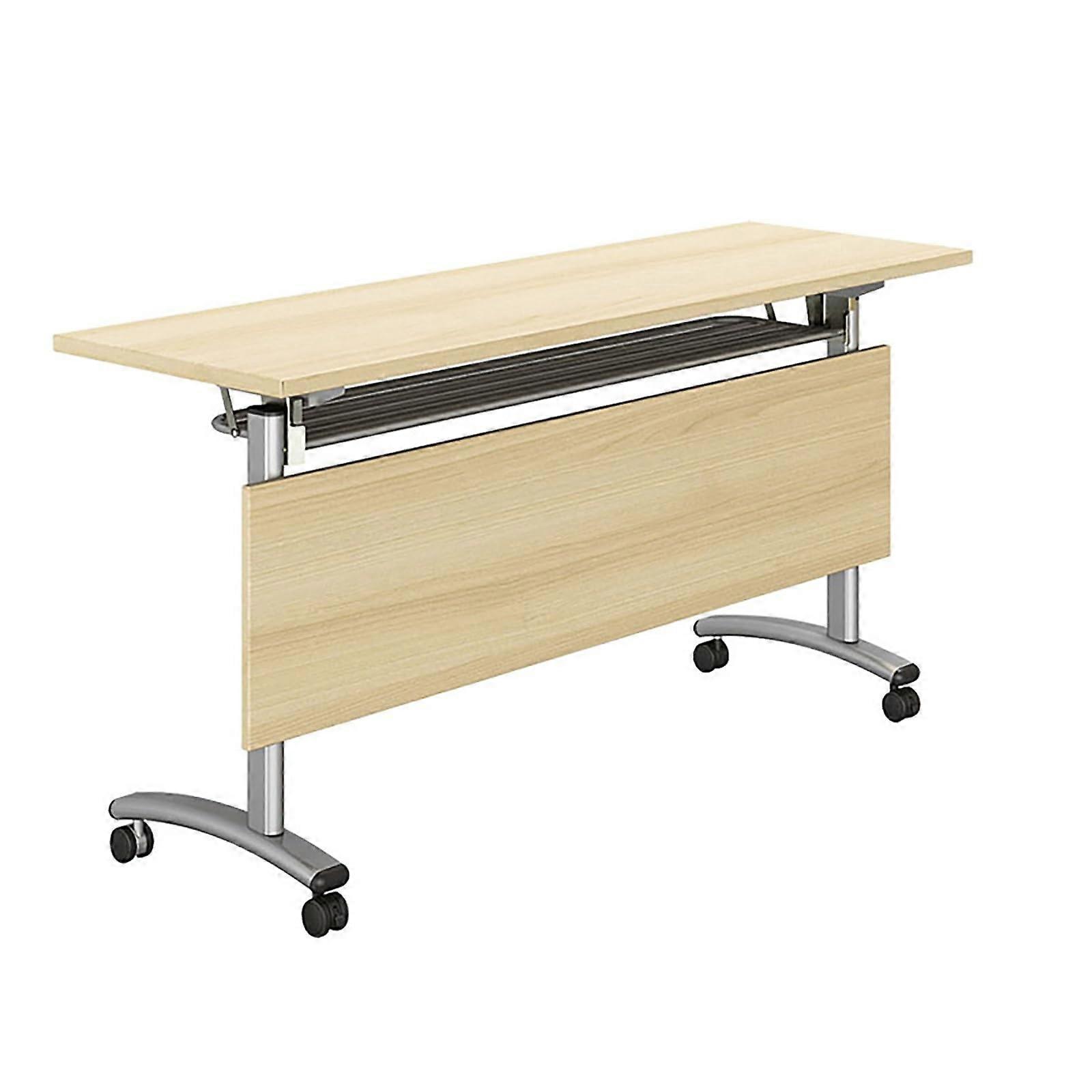 Portable Folding Conference Table with Wheels For Office Meetings Training And Events Space Saving Design Mobile Durable