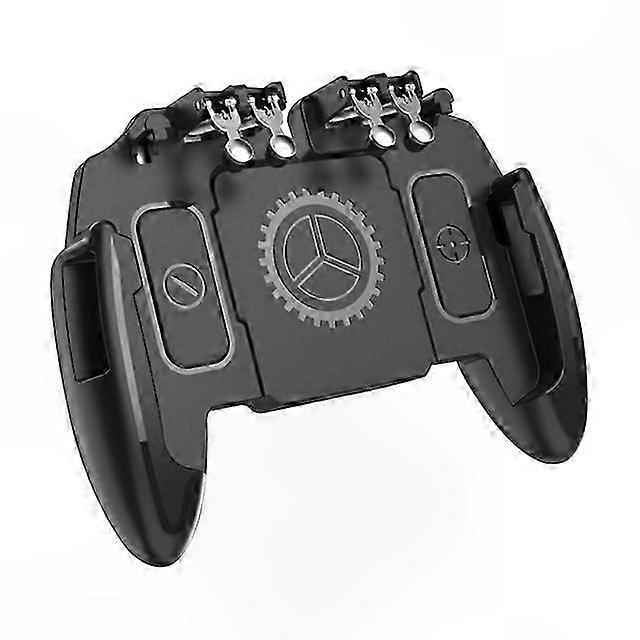 Mobile Game Controller with Cooling Fan for iOS and Android Devices L1R1 Trigger Support for Six Finger Gameplay射击游戏手柄不包含品牌词