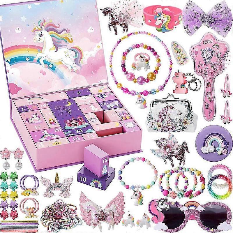 Unicorn Advent Calendar for Girls 24 Days Surprise Gifts