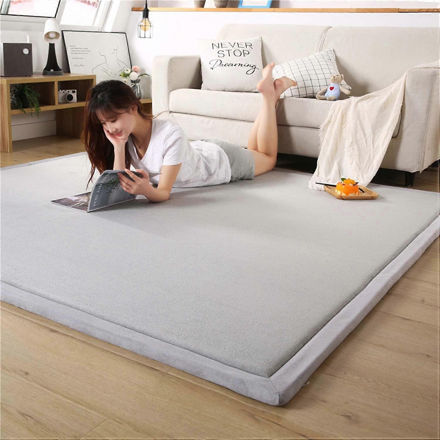 Modern Rugs Extra Large Rectangular Area Rug Soft Touch Non Slip Nursery Crawling Mat Custom Size 2cm Thick Custom Color