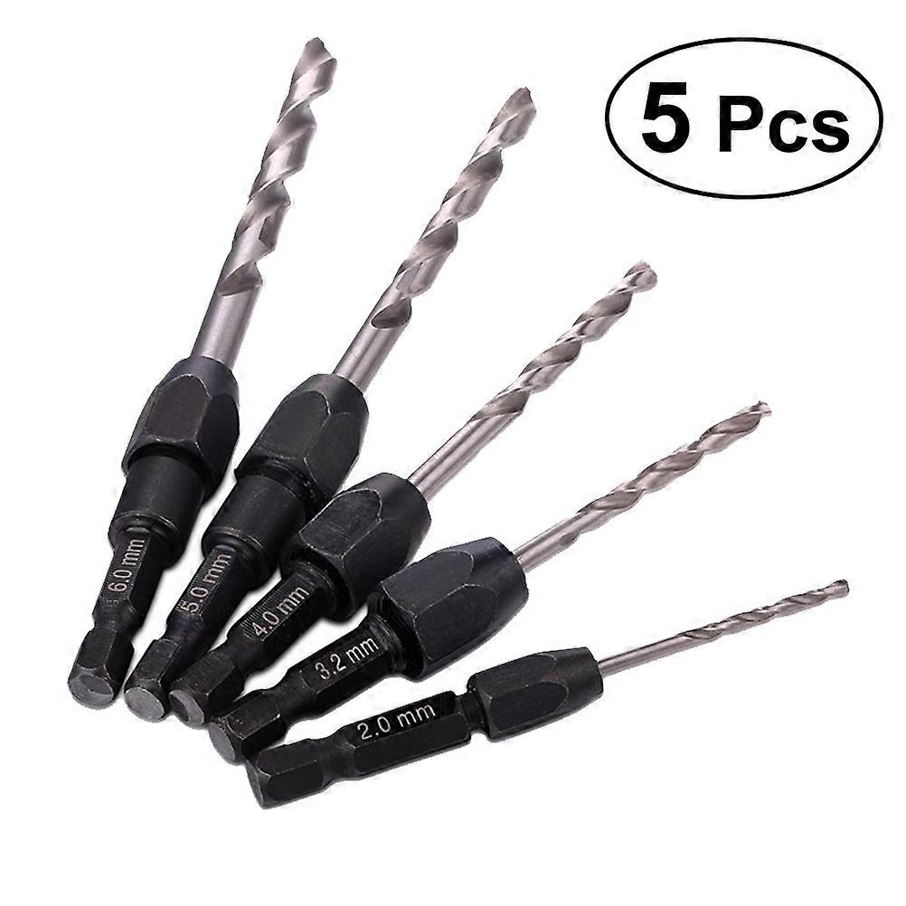 Hexagon Drill Set for Drilling Use Including 5Pcs Bits