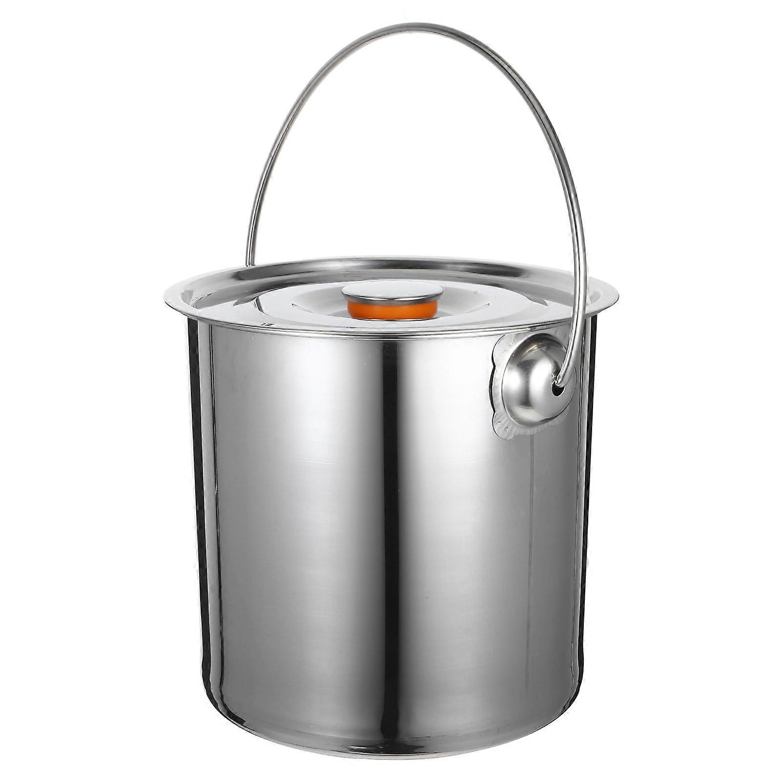 Wood Block Adding Bucket Firewood Bucket for Storage 2Pcs Outdoor Use