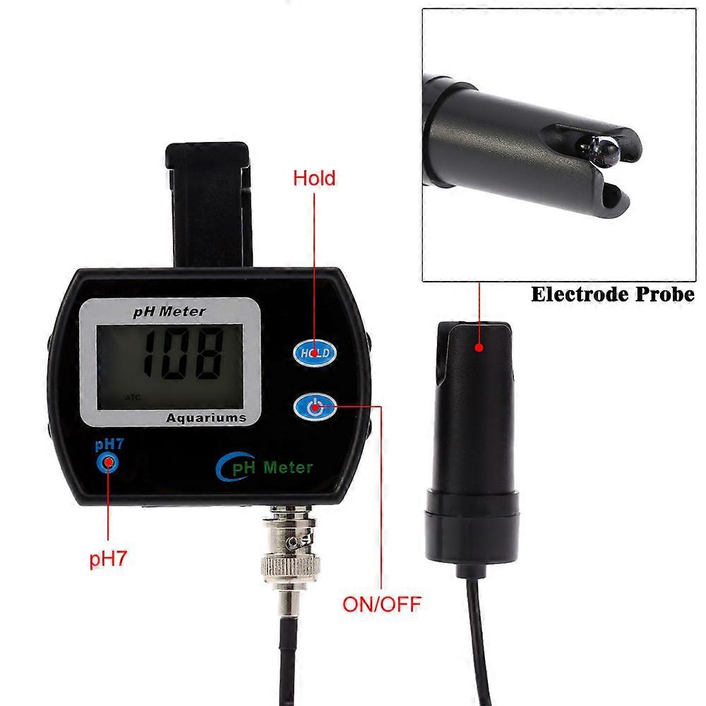 Professional Mini pH Meter Waterproof Water Quality Tester with Temperature Compensation ATC Function and Backlight for Accurate Analysis