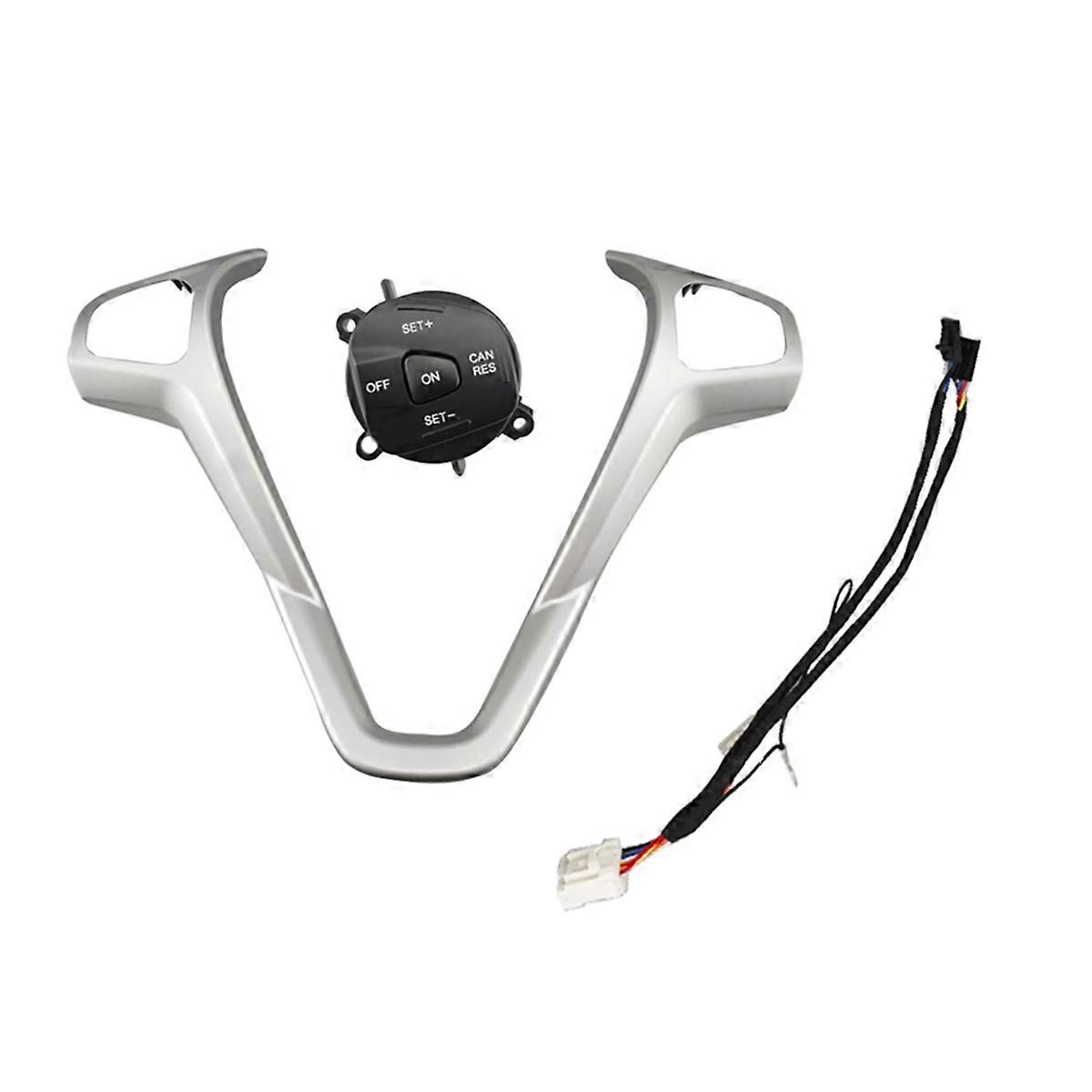 Steering Wheel Frame Trim Button Wiring Kit Cruise Control Switch for Fiesta MK7 MK8 2013 99E740AA321434,B