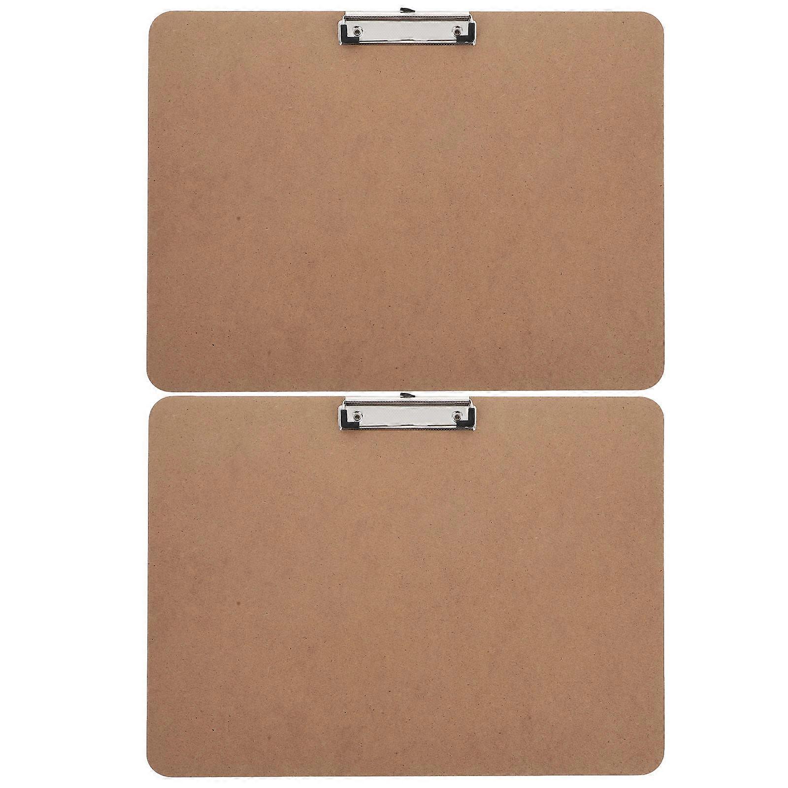 Outdoor Fieldwork Drawing Board For Professionals Art Clipboard With Strong Clip Design Stainless Steel 17.7×13.6×0.1in 2Pcs