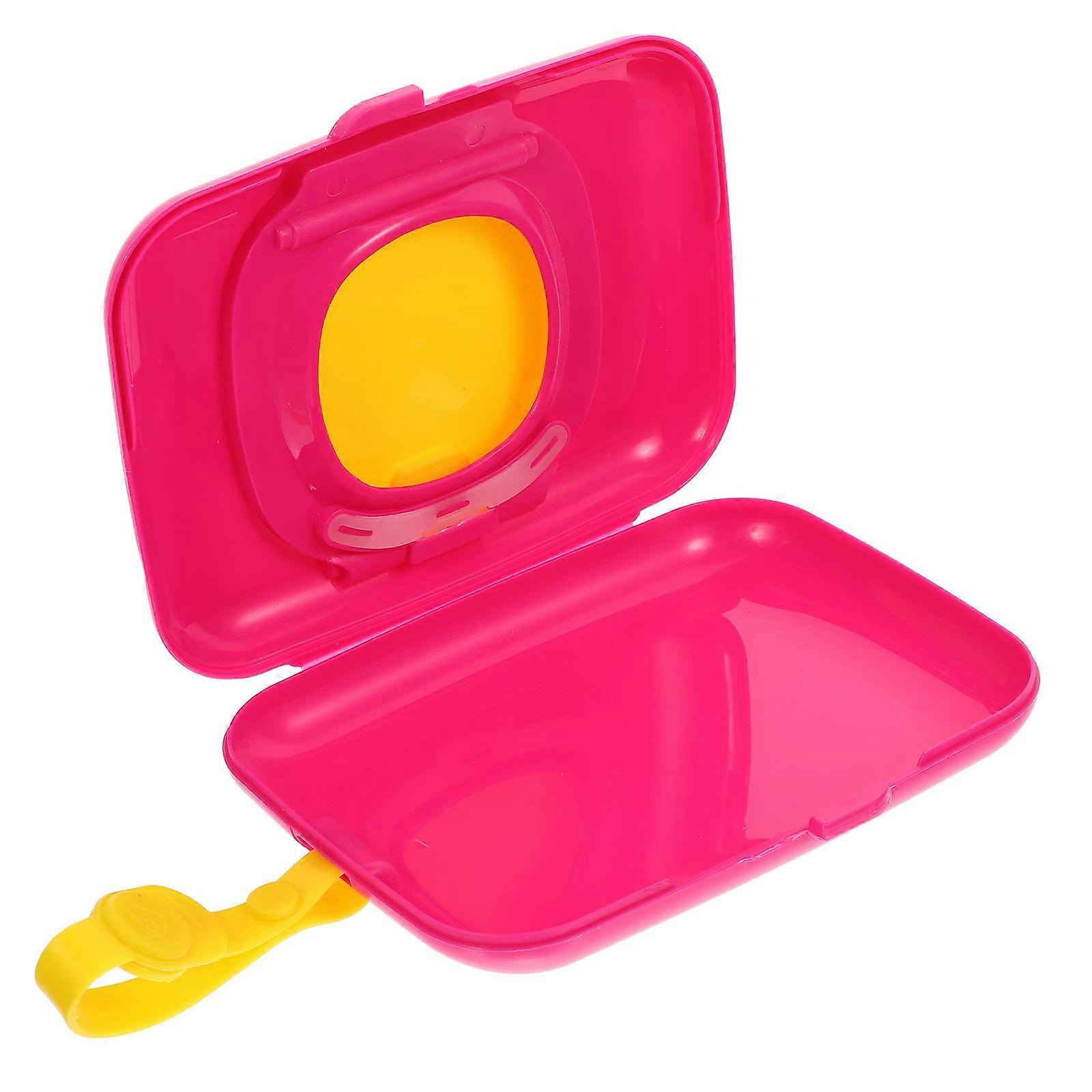 Multi Colored Wipe Dispenser 2Pcs Perfect For Parent And Infant Indoor And Outdoor Use Designed To Prevent Dryness