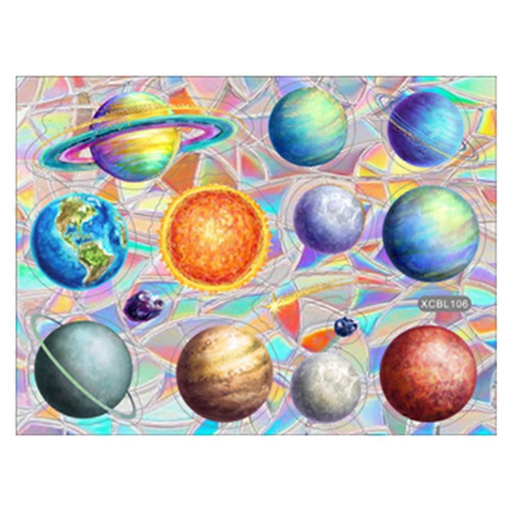 Window Cling Prism Window Sticker for Rainbow Effect 2Sets Multi Color