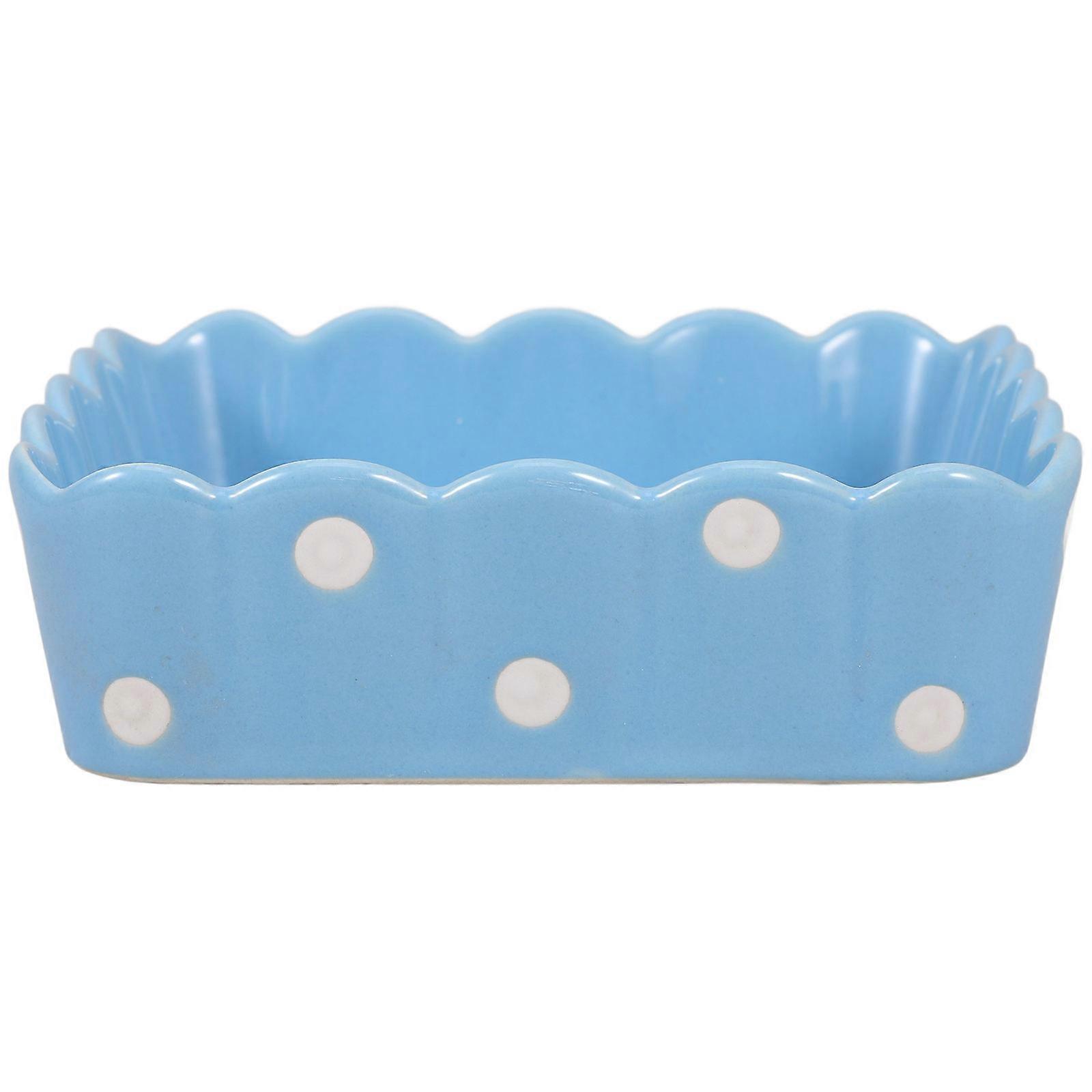 Rabbit Food Bowl Ceramic Small Pet Feeder for 3Pcs Set