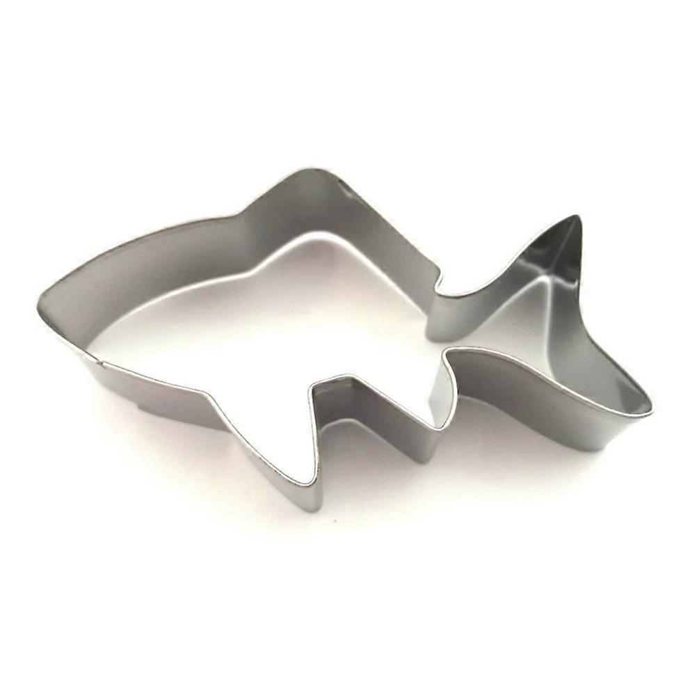Fish Shape Cookie Cutters Set Stainless Steel for Kitchen Baking 3Pcs