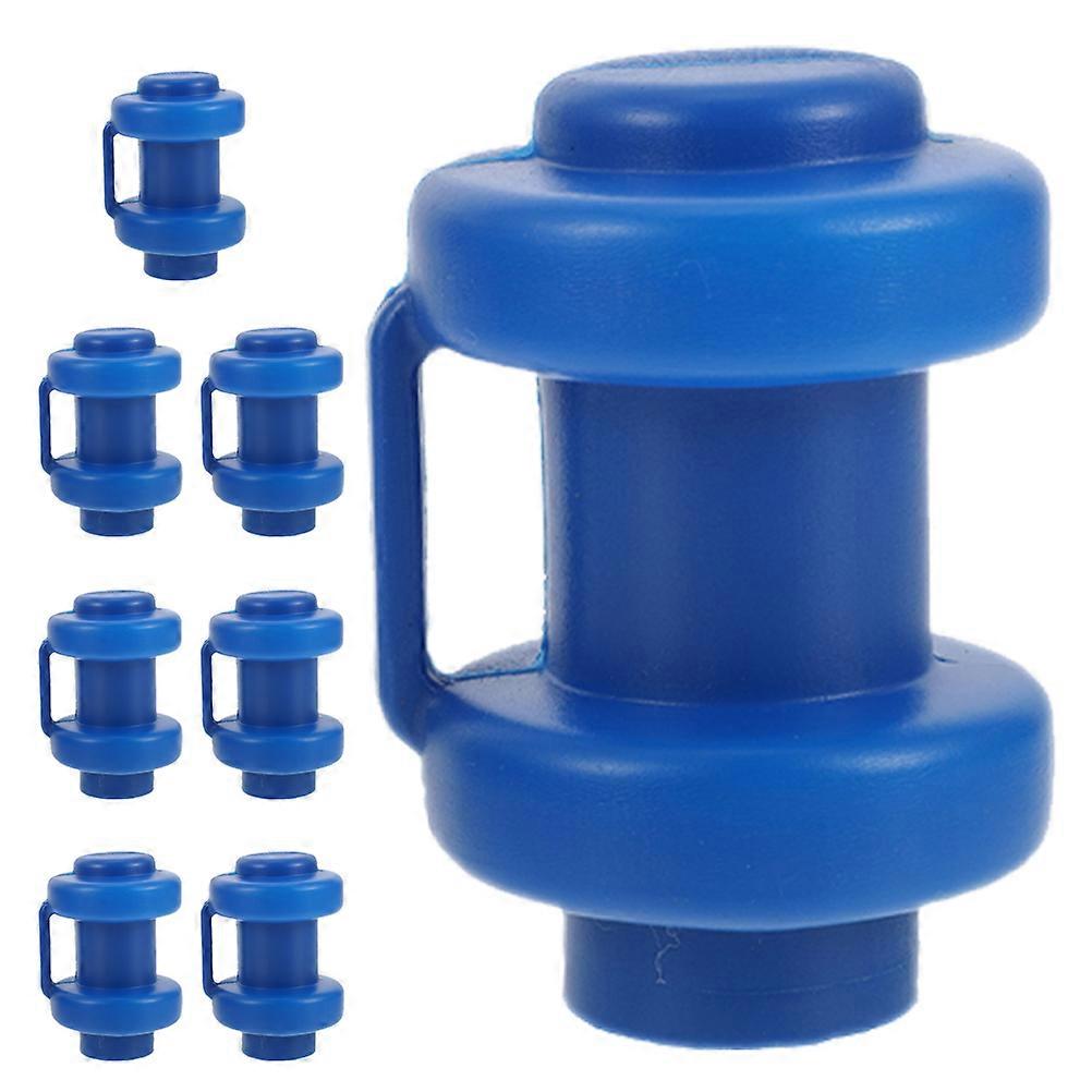 Trampoline Accessories 16 Pcs Small Trampoline Caps Designed for Yard Protection Enclosure Connection Durable Plastic