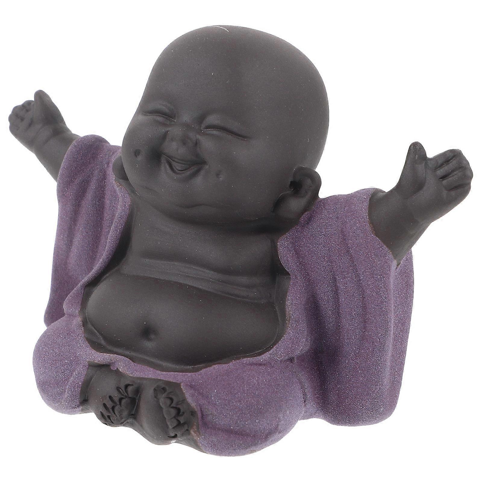 Purple Sands Mini Buddha Statue for Desktop Decoration 3Pcs Set