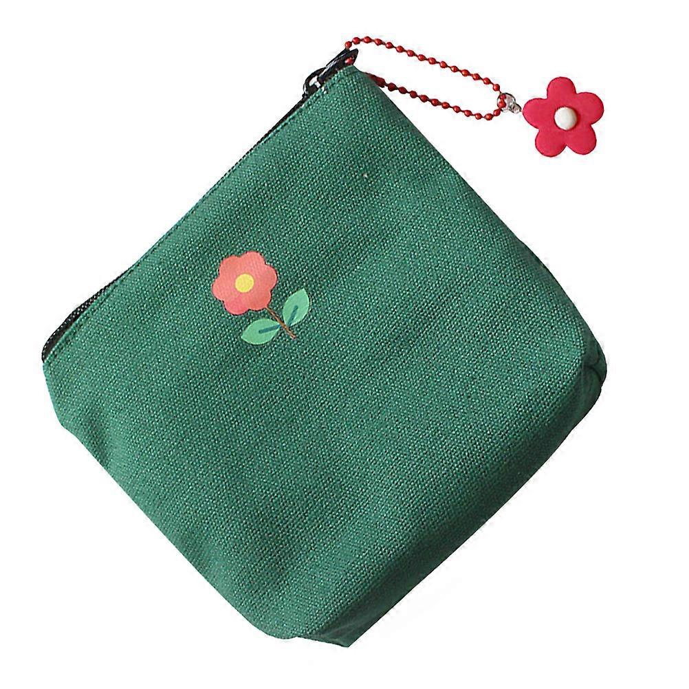 Canvas Storage Bag Portable Data Cable Bag for Storage 3Pcs