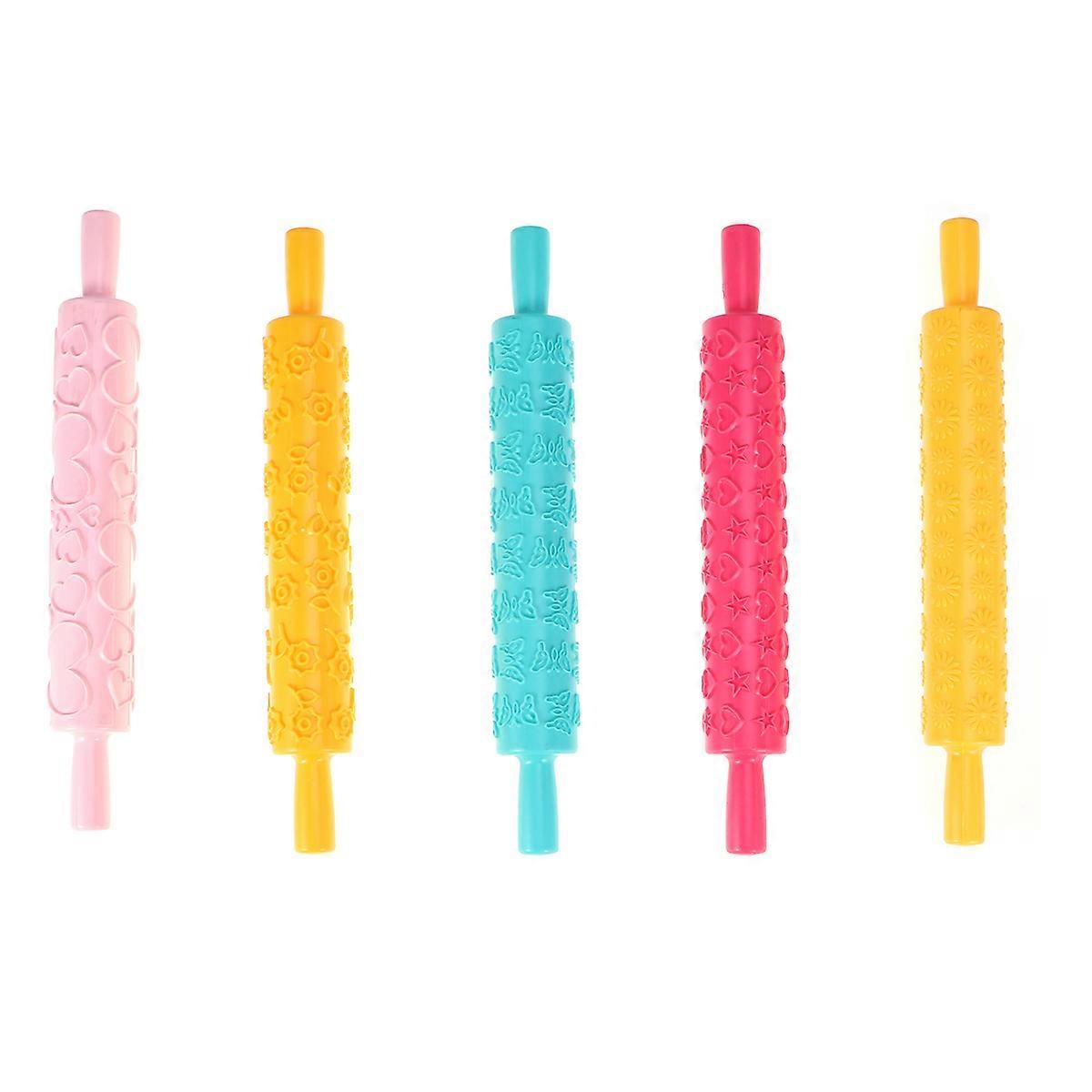 Fondant Baking Molds Multifunctional Rolling Pin Cake Tool for Baking 18Pcs