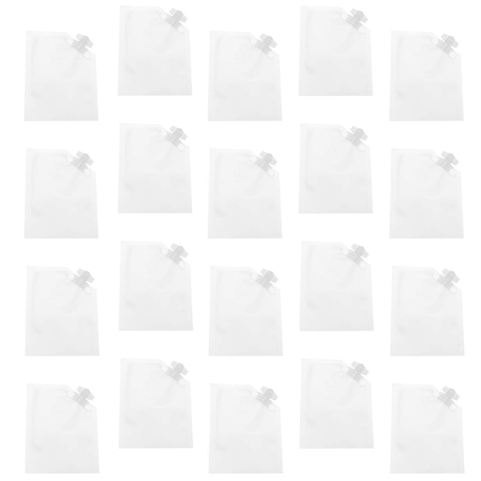 Practical Lotion Bags Suction Mouth Sample Bag for Storage 120Pcs