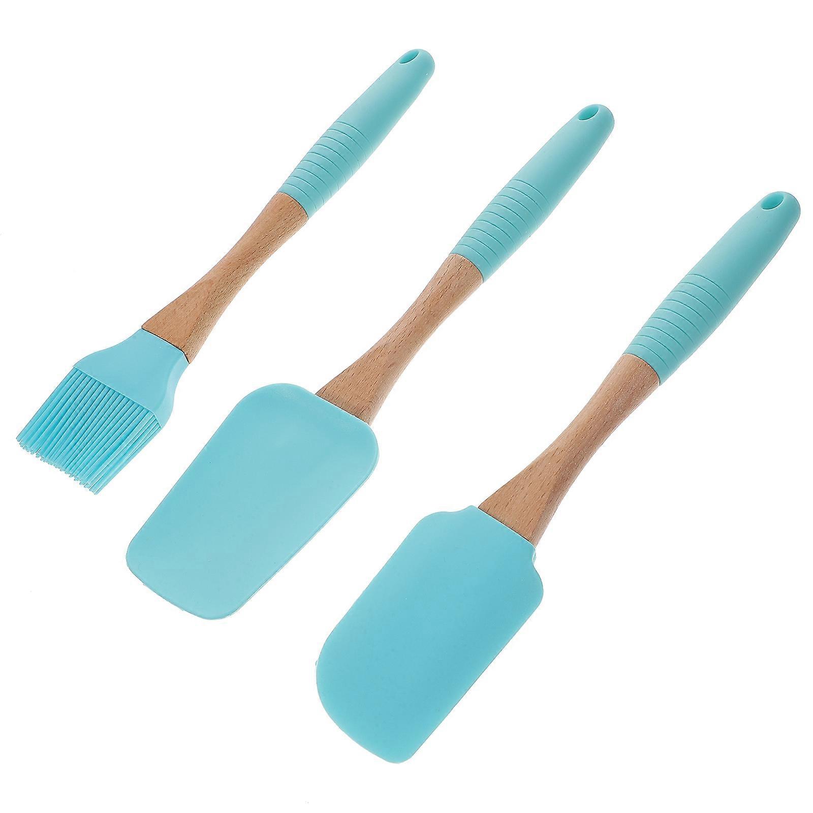Kitchen Silicone Spatula Oil Brush for Cake Baking 3Sets Pastry Set