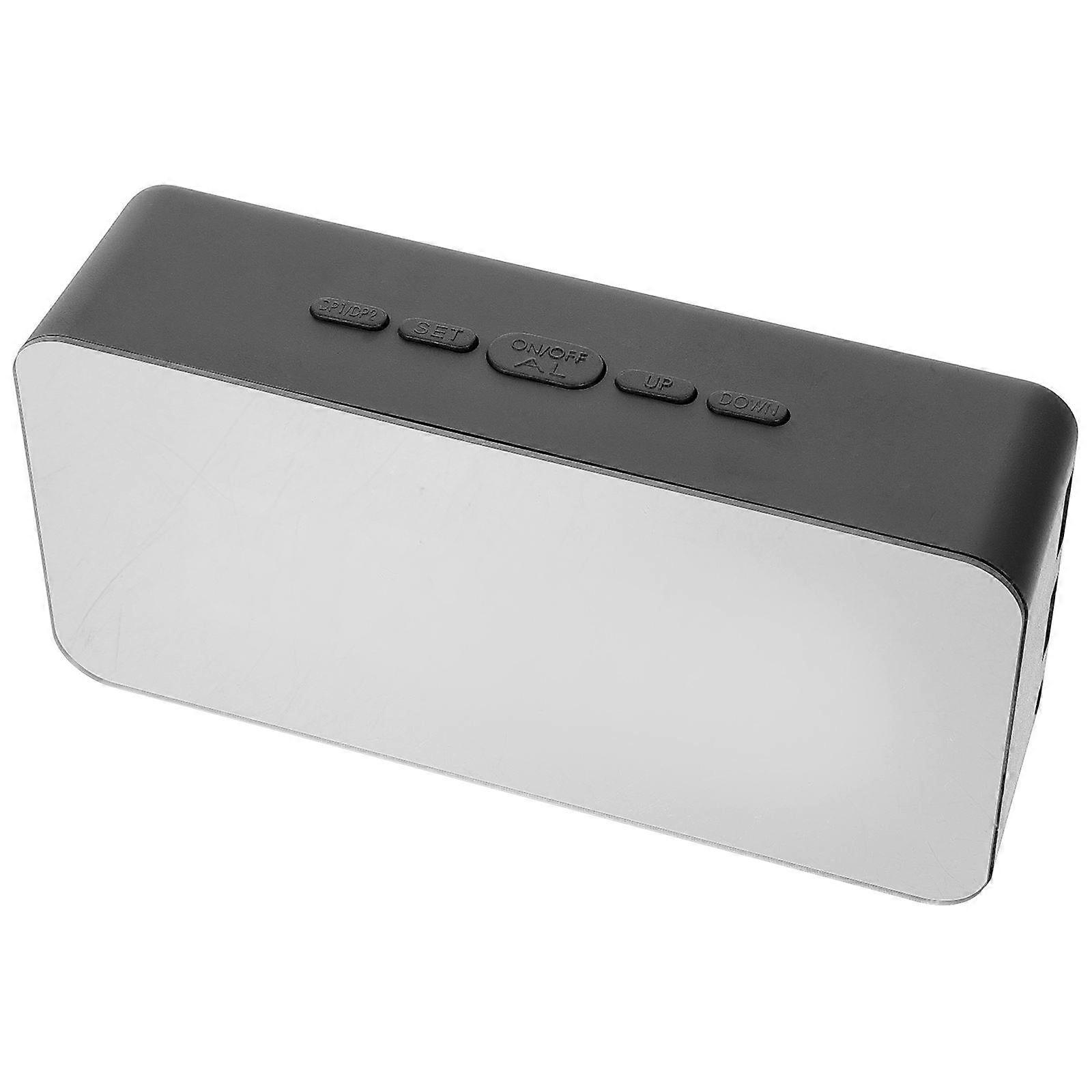 Black LED Digital Clock Multifunctional Alarm Clock for Home 4Sets