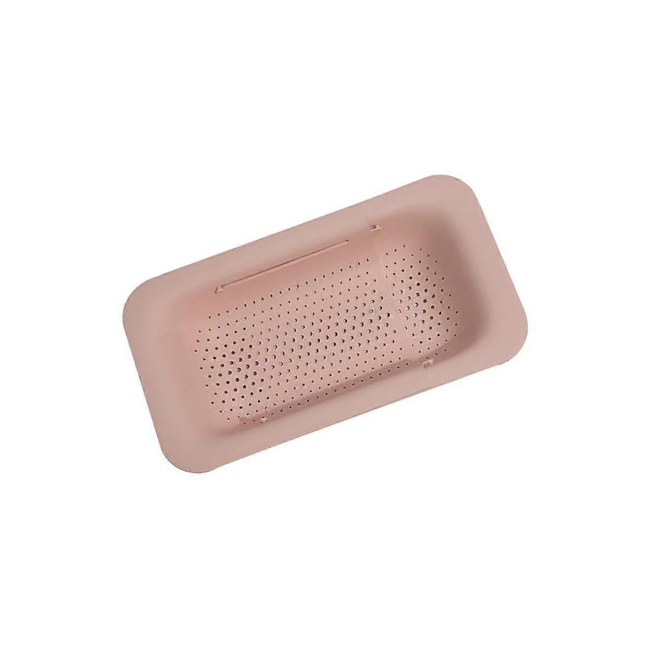 Versatile Expandable Kitchen Sink Strainer Basket with Plastic Colander