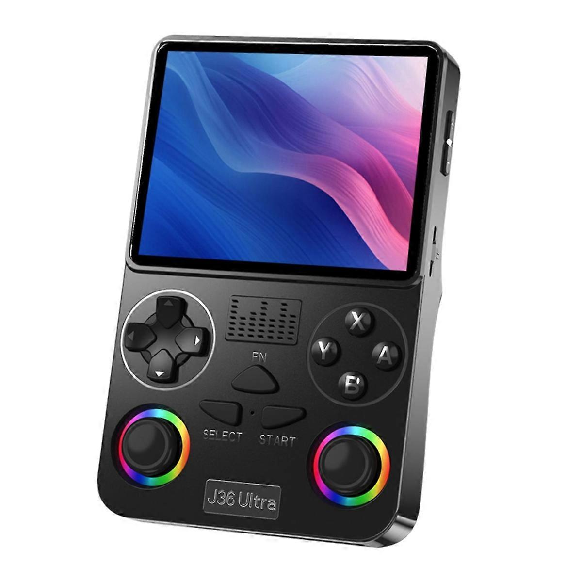 J36 Ultra Retro Handheld Game Console 64G 20000 Games 3.5 Inch Video Portable Game Player Supports 20+ Simulator A