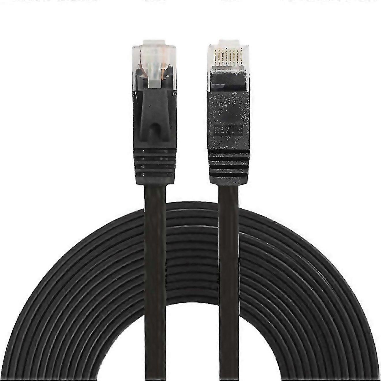 For 5m Cat6 Ultrathin Flat Ethernet Network Lan Cable Patch Lead