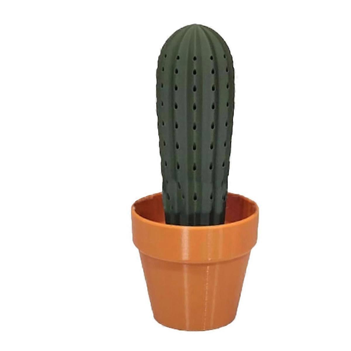 Cactus Toothpick Holder 3D Printed Cactus Toothpick Dispenser,B