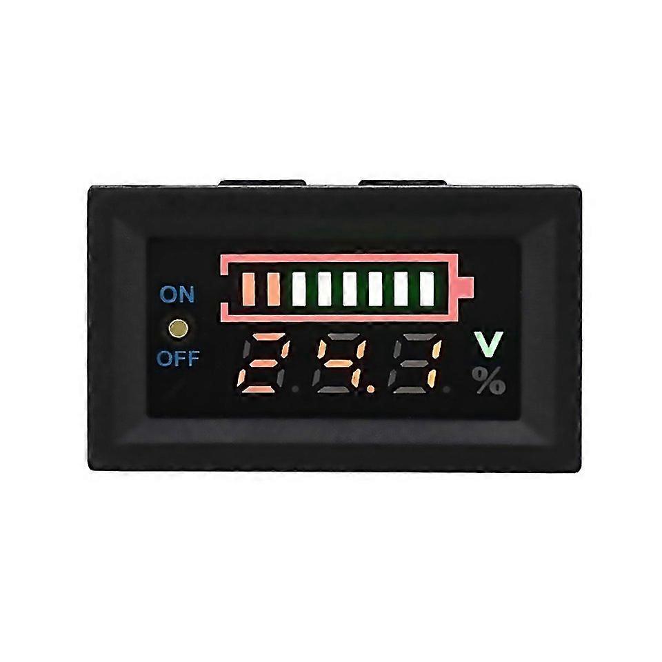 For 7100v Electric Car Lithium Battery Voltage Power Meter Display Switch
