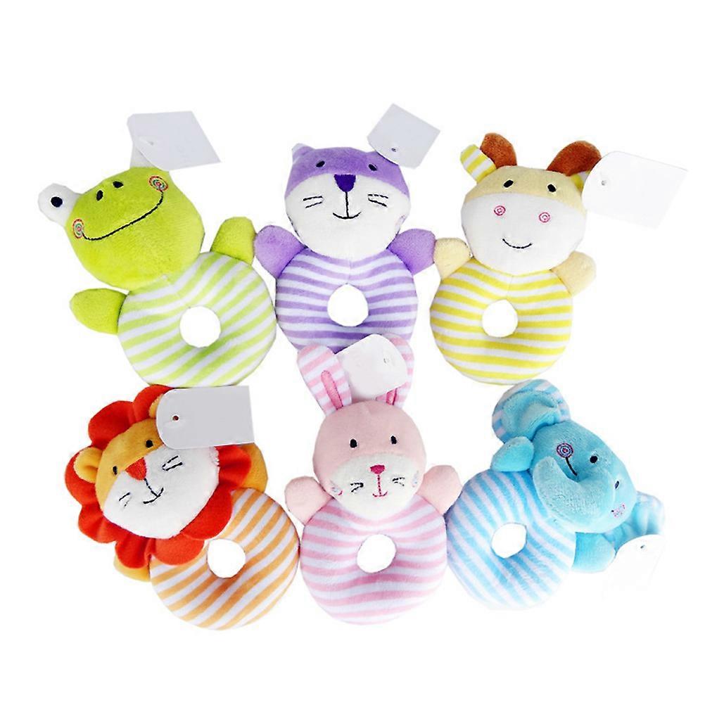 Infant Animal Hand Rattle for Educational Play