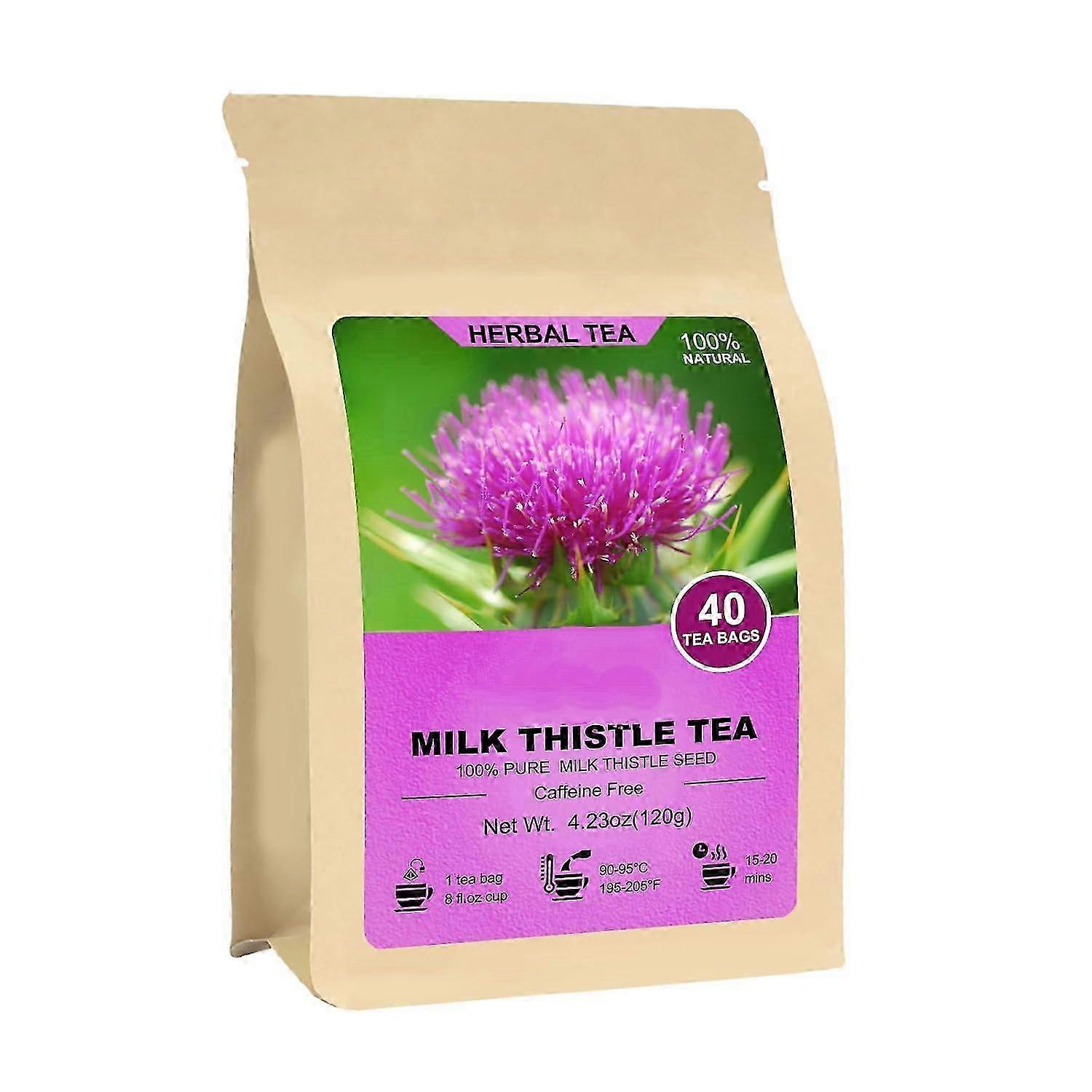 Mariadistel Thee Natuurlijke Mariadistel Graszaad Theezakje 40 Zakjes Mariadistel Pure Mariadistel Zaden