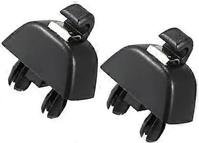 Car Sun Visor Support Clip, ABS Plastic, Black, 2Piece Set
