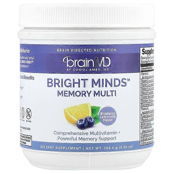 BrainMD, Bright MindsÃÂÃÂÃÂÃÂ¢ÃÂÃÂÃÂÃÂÃÂÃÂÃÂÃÂ¢ Memory Multi, Blueberry Lemonade, 5.59 oz (158.4 g)