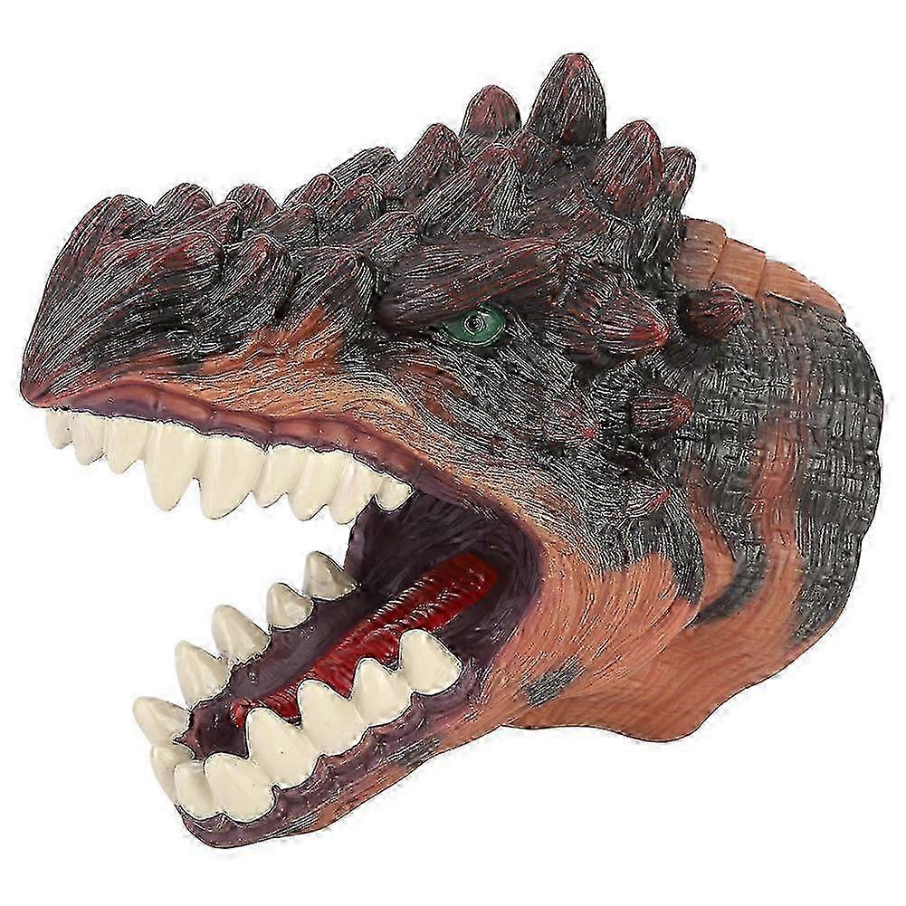High Simulation Cartoon Dinosaur Hand Doll Puppet Gloves Telling Story ToyType B miao7