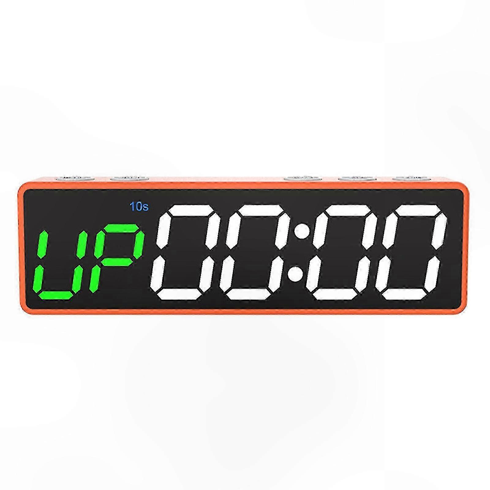 LED Gym Timer for Workout and Interval Training with Countdown and Stopwatch Functionality