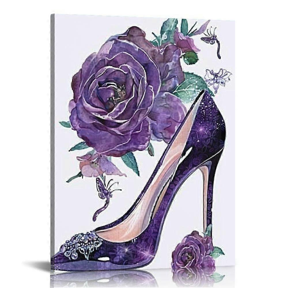 Αφρικανική γυναίκα καμβά τοίχου Art Αφροαμερικανός Wo-ouyab388