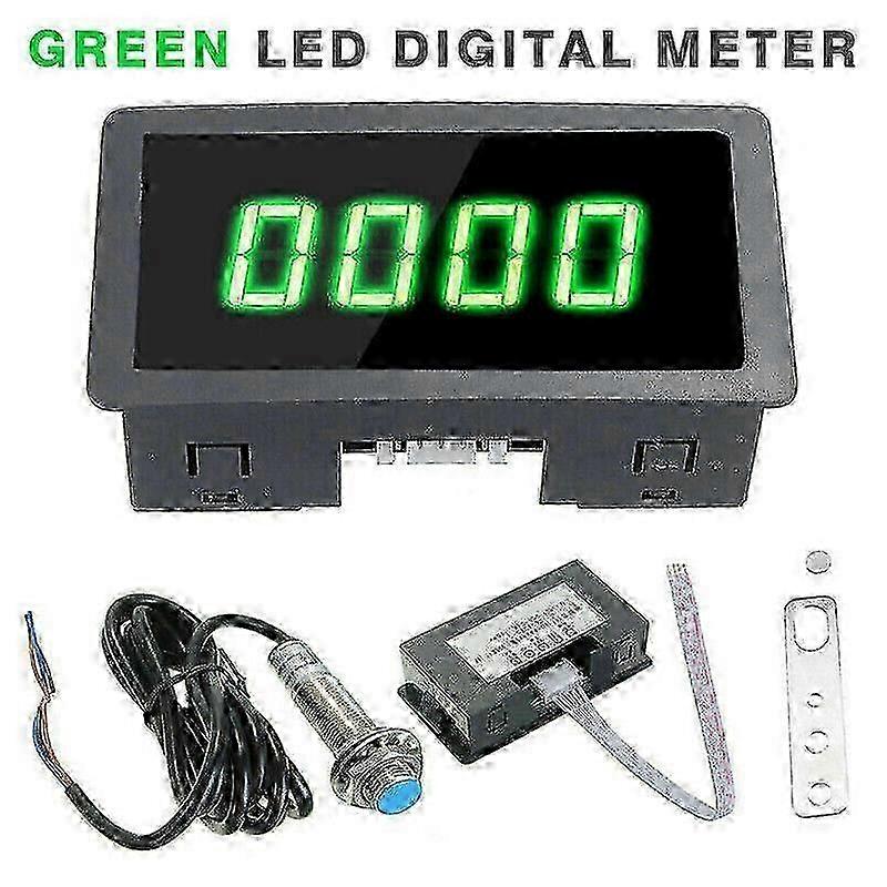 2025 4 Digital LED Tachometer Tachometer Tachometer + Hall Closer DE