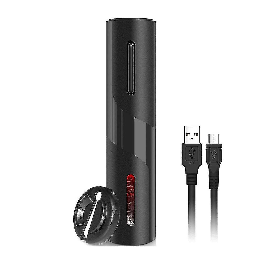 栓抜き電気ワインオープナー充電式自動コルク栓抜きワイン栓抜きホイルカッターUSB付き